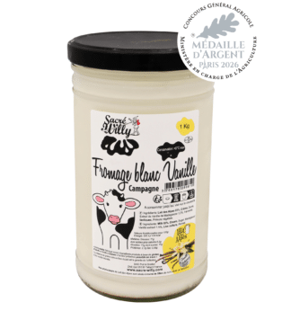 fromage blanc vanille médaillé