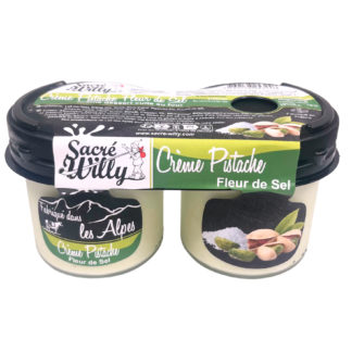 Image crème pistache fleur de sel